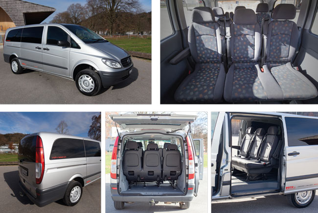 9 Plätzer Mercedes Vito 115 CDI 4x4